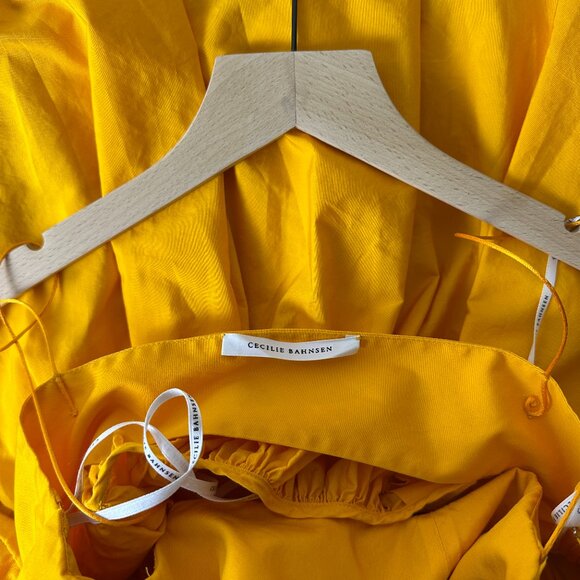 Cecilie Bahnsen Sunday Top Orange, US 4 / UK 8 - Picture 5 of 6